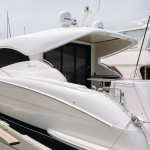 luxury motor boat solar panel
